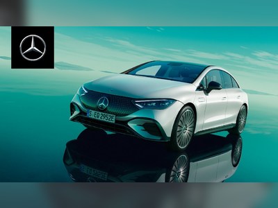 New 2022 Mercedes EQE electric car